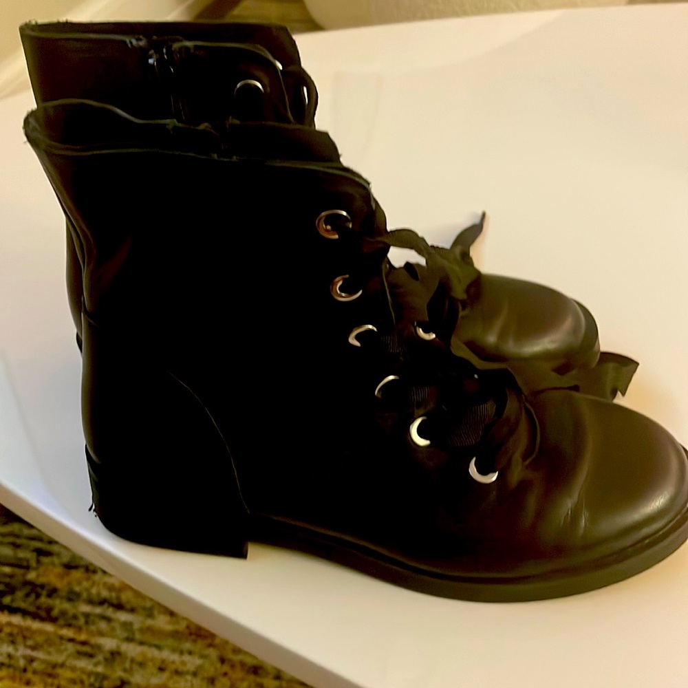 Zara girls boots black size 36